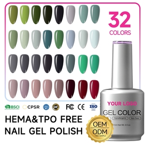 Gel de Color Saludable Fórmula 15ml Sin HEMA ni TPO, Ingredientes Seguros para la Piel, Suministro Personalizado a Granel, Envío Rápido, Gel UV - Product Image 1