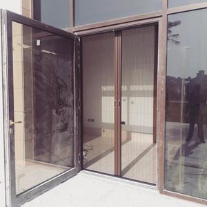 Telaio in alluminio <span class=keywords><strong>porta</strong></span> a schermo scorrevole retrattile Anti zanzara <span class=keywords><strong>porta</strong></span> schermo non cingolato per il commercio all'ingrosso - Product Image 3
