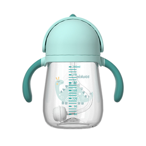 Toukie BPA Free PP Chai Nước Flip-Lid Cove Dây Đeo Xử Lý Trẻ Sơ Sinh Ăn Uống Sippy Ly Trẻ Em Bé Đào Tạo Cup - Product Image 4