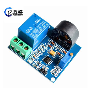 โมดูลเซ็นเซอร์วัดกระแสไฟฟ้า YIXINSHENG 5A AC ตรวจจับกระแสไฟฟ้า 12V พร้อมรีเลย์เอาต์พุต สำหรับป้องกันวงจรและระบบอัตโนมัติ - Product Image 1