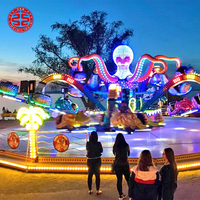 Fabricant de manèges Happy Octopus pour parcs d'attractions et foires, grande attraction rotative Octopus pour carnaval