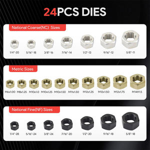 49-Piece ana konu kiti UNF UNF & metrik konu Restorer aracı darbe-kalıp için kılıf araç aletleri ana konu Chaser seti - Product Image 3