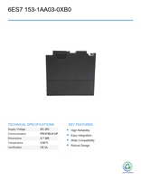 Controlador de Programación PLC Inteligente PROFIBUS DP S-I-E 6ES7 153-1AA03-0XB0 Usado para Automatización Industrial