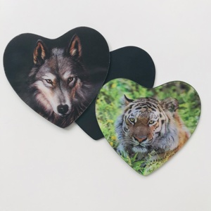 Haute qualité personnalisé 3D lenticulaire hologramme d'impression d'aimant de loup - Product Image 1