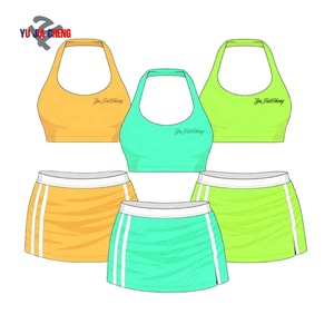 Completo Estivo da Donna in Due Pezzi, Outfit Fitness Personalizzato, <span class=keywords><strong>Abbigliamento</strong></span> Casual Y2K, Gonne <span class=keywords><strong>a</strong></span> Righe e Top Halter - Product Image 3