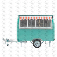 Camion de café en plein air Offre Spéciale, remorque de nourriture de Concession de Hot-Dog entièrement équipée sur mesure