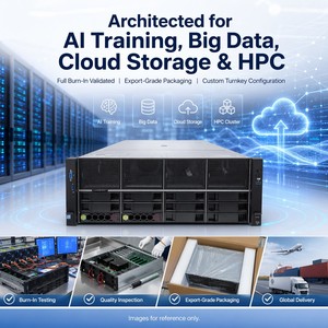 เซิร์ฟเวอร์ H3C R5300 รุ่นดั้งเดิม 8 การ์ด GPU สำหรับการเรียนรู้เชิงลึก ปัญญาประดิษฐ์ AI คอมพิวติ้งบนคลาวด์ ขนาด 4U แบบแร็ค รองรับ AI - Product Image 6