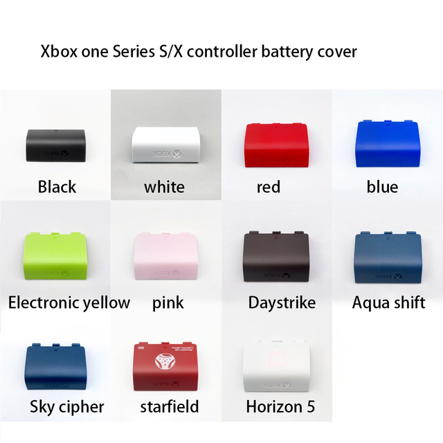 Replacement Housing Door Cover for Xbox One Series X/ Series S for XBOX One S / X Controller Battery Shell Lid Back Case