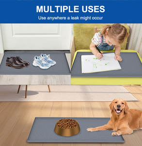 Anti Slip Kitchen Waterproof Under Sink <b>Mat</b> Silicone Under Sink Liner Protector Kitchen Laundry Cabinet <b>Mat</b> - Product Image 6