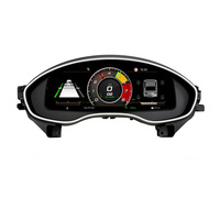 Layar LCD 1920*720p Sistem Linux Speedometer Otomatis untuk Audi A6 C7 A7 Peningkatan Kluster Digital Dashboard