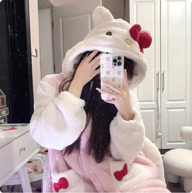 KT cat robe pants 7708#pink