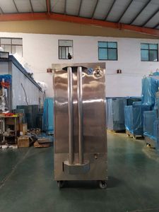 Chariot à vapeur de riz à gaz GPL/NG à 12 plateaux Armoire de cuisson à la vapeur de riz de 50kg pour équipement de cuisson de l'eau de fruits de maïs de soja - Product Image 5