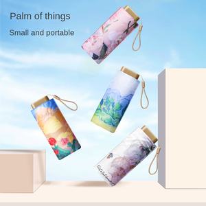 Sombrilla Plegable de Goma Negra con Protección Solar UV, Protección Solar del 60% y UPF50 - Product Image 2