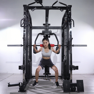 Machine Smith multifonctionnelle commerciale, système multi-usages pour la maison, <span class=keywords><strong>banc</strong></span> de <span class=keywords><strong>musculation</strong></span> complet, ensemble de poulies, équipement de <span class=keywords><strong>musculation</strong></span>, machine Smith - Product Image 3