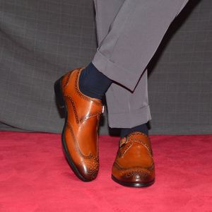 Zapatos de Cuero para Hombre, Nueva Colección 2025, Superventas, Parte Superior de Piel de Vacuno, Disponibles en Stock - Product Image 4