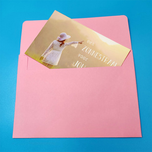 Oem tùy chỉnh mời thẻ phong bì số 10 in offset colour in giấy phong bì với địa chỉ từ ngữ in logo - Product Image 4