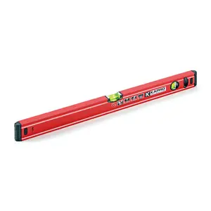 Vierkantrohrrohr-Füllstand lineal rot 779 20cm-200cm 0,5mm hohe Präzision mit magnetischem Wasserwaage-Lineal rot