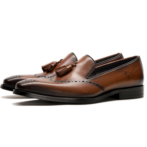 New Fashion Trends <strong>Men</strong> Dress <strong>Shoes</strong> High Quality Genuine Leather <strong>Shoes</strong> <strong>Men</strong> <strong>Red</strong> <strong>Tape</strong> Party Tassel Loafers Office <strong>Men's</strong> <strong>Shoes</strong> - Product Image 2