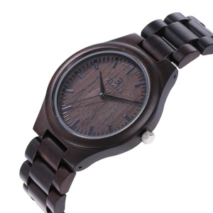 Livraison rapide, montre en bois d'ébène, montres en bois pour hommes de qualité supérieure, montres en bois pour couples, montres cadeaux pour amoureux - Product Image 3
