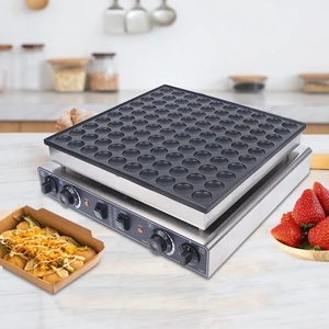 Commerciële <span class=keywords><strong>Mini</strong></span> Pannenkoekenmachine, <span class=keywords><strong>Mini</strong></span> Poffertjesmachine 100 gaten 1,8 inch 3400W Elektrische Nederlandse Pannenkoekenmachine Dorayaki Bakker - Product Image 3