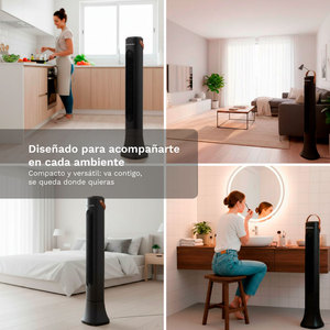 Ventilatore a torre Grunkel da 50 W, 3 velocità, oscillante, per la circolazione dell'aria - Product Image 4