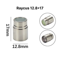 CS Tec Original Raycus 12.8*16 Groupe de lentilles de protection pour connecteur de sortie laser à fibre QBH, Capuchon de protection pour lentille laser