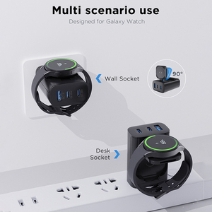 Nouvelle technologie, <span class=keywords><strong>chargeur</strong></span> rapide pliable 4 en 1, 43 W, <span class=keywords><strong>chargeur</strong></span> portable pour téléphone, <span class=keywords><strong>chargeur</strong></span> sans fil pour montre, pour <span class=keywords><strong>Samsung</strong></span>, écouteurs, montre connectée - Product Image 3