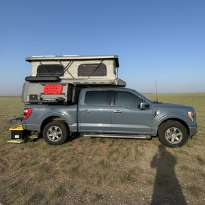Camper Multifunzionale Leggero in Alluminio per Pickup 4x4 Fuoristrada, Stile Moderno con Tettuccio Pieghevole e Impermeabile - Product Image 1