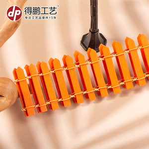 Valla de Madera en Miniatura de 90 cm, Rectangular, Adorno de Jardín para Exteriores, Accesorio de Paisajismo - Product Image 3