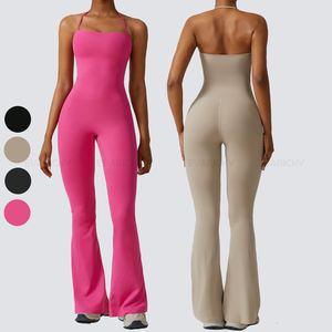 Женские комбинезоны с расклешенными брюками - Product Image 1