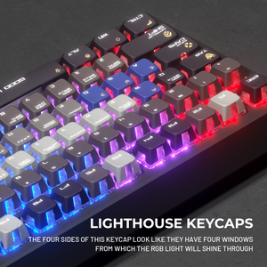 XVX Valorant Theme LIGHTHOUSE Profile Dye-sub PBT + Bộ keycap bàn phím cơ <span class=keywords><strong>PC</strong></span> (125-Keys) - Product Image 2