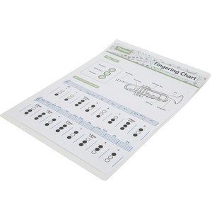 Tabla de Acordes para Trompeta, Guía de Referencia de Notas y Dedilados para Instrumentos Musicales, para Clases <span class=keywords><strong>en</strong></span> Casa o Pequeños Grupos - Product Image 6