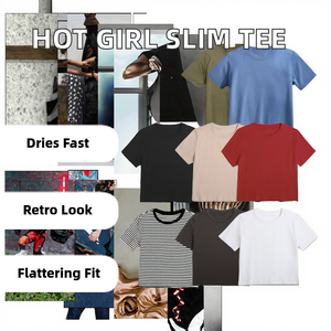 เสื้อยืดแขนสั้นทรงเข้ารูปสไตล์วินเทจสำหรับผู้หญิง TAOP&ZA รุ่นใหม่ประจำฤดูร้อนปี 2024 สไตล์อเมริกันสุดฮอต ผลิตจากผ้าสแปนเด็กซ์/โพลีเอสเตอร์ รหัสสินค้า 2335259 2335159 - Product Image 2