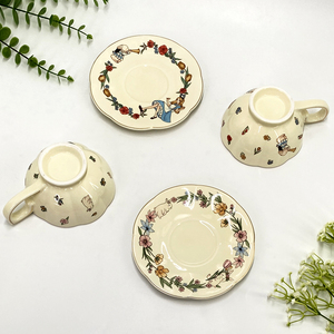 Juego de Tazas de Té de Cerámica con Forma de Torre <span class=keywords><strong>Eiffel</strong></span>, Estilo Europeo Romántico, Ecológico, para <span class=keywords><strong>Café</strong></span> y Té, Marca SYL - Product Image 2