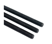High Strength Grade 8.8/12.9 Carbon Steel Metric Thread Full Thread Stud 1m Length Black Threaded Rod