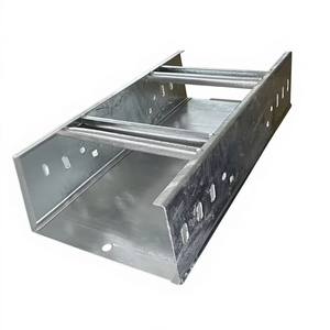 ผู้ผลิตจำหน่ายรางเคเบิลเหล็กแบบบันได, รางเดินสายไฟโลหะชุบสังกะสี - Product Image 1