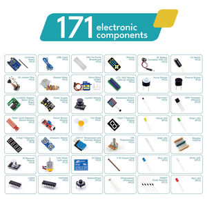 Kit de Démarrage Complet 171 Composants pour Projet DIY : Module de Circuit Électronique Programmable pour l'Éducation STEM et Kit R3 pour <span class=keywords><strong>Arduino</strong></span> <span class=keywords><strong>UNO</strong></span> - Product Image 3