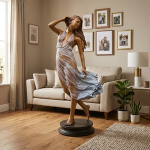 Statue d'art <span class=keywords><strong>érotique</strong></span> grandeur nature en bronze, femme nue, sculpture féminine - Product Image 6