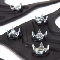 Chaussures de randonnée antidérapantes pour l'extérieur, chaussures de neige universelles à 8 crampons, vente en gros