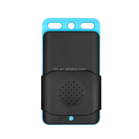 Télécommande multifréquence HFY TX35 en plastique avec arrêt automatique, code duplicable, portée de 30 m, double bouton 4 touches pour portes automatiques et voitures