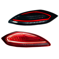 Para Porsche Panamera 970 2010-2013, Luces Traseras LED Secuenciales Dinámicas de Alta Gama, Estilo Facelift 2016, Color Negro y Rojo, Plug and Play