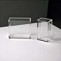Boîte de rappel de cartes à haute transparence, épaisse et protégée contre les UV, personnalisée en usine, demi-boîte de rappel japonaise pour la décoration et le rangement