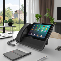 Téléphone IP PSTN 8 pouces avec caméra, appels mains libres HD, 6 lignes Wi-Fi, contact rapide