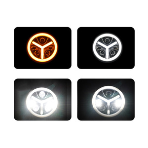 LiuHJG <span class=keywords><strong>prix</strong></span> de gros Y Type 3 lentille 5 LED accessoires de moto phares faisceau blanc 34W lumière auxiliaire pour <span class=keywords><strong>Harley</strong></span> <span class=keywords><strong>Davidson</strong></span> - Product Image 4