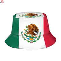 Chapeau Bob en Polyester Série Fans Événement Sportif 2026 avec Logo Personnalisé et Drapeau du Congo pour Cadeau