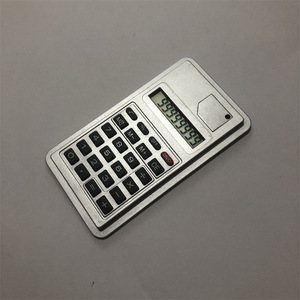 Multi Purpose Calculator Silver ABS Material Battery Powered Notebook Style - Product Image 2