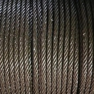 Câble en acier galvanisé résistant à la rotation 35X7, câble en acier revêtu de PVC, câbles galvanisés à chaud - Product Image 2