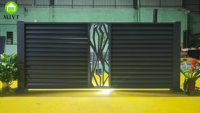 Système de clôture de piscine moderne en alliage d'aluminium personnalisé avec design à persiennes, finition thermolaquée, écologique pour l'intimité du jardin