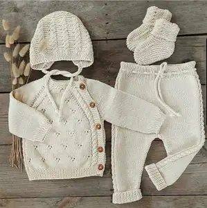 Best Selling Supplier Organic Cotton Baby Clothes Fancy Cotton Baby Cardigan