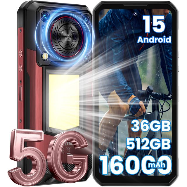 Brand New Original OUKITEL WP56 5G Rugged Phone 6.8" FHD+ 16000mAh 45W Charging 12GB 512GB 108MP Camera IP68 Outdoor Smartphone